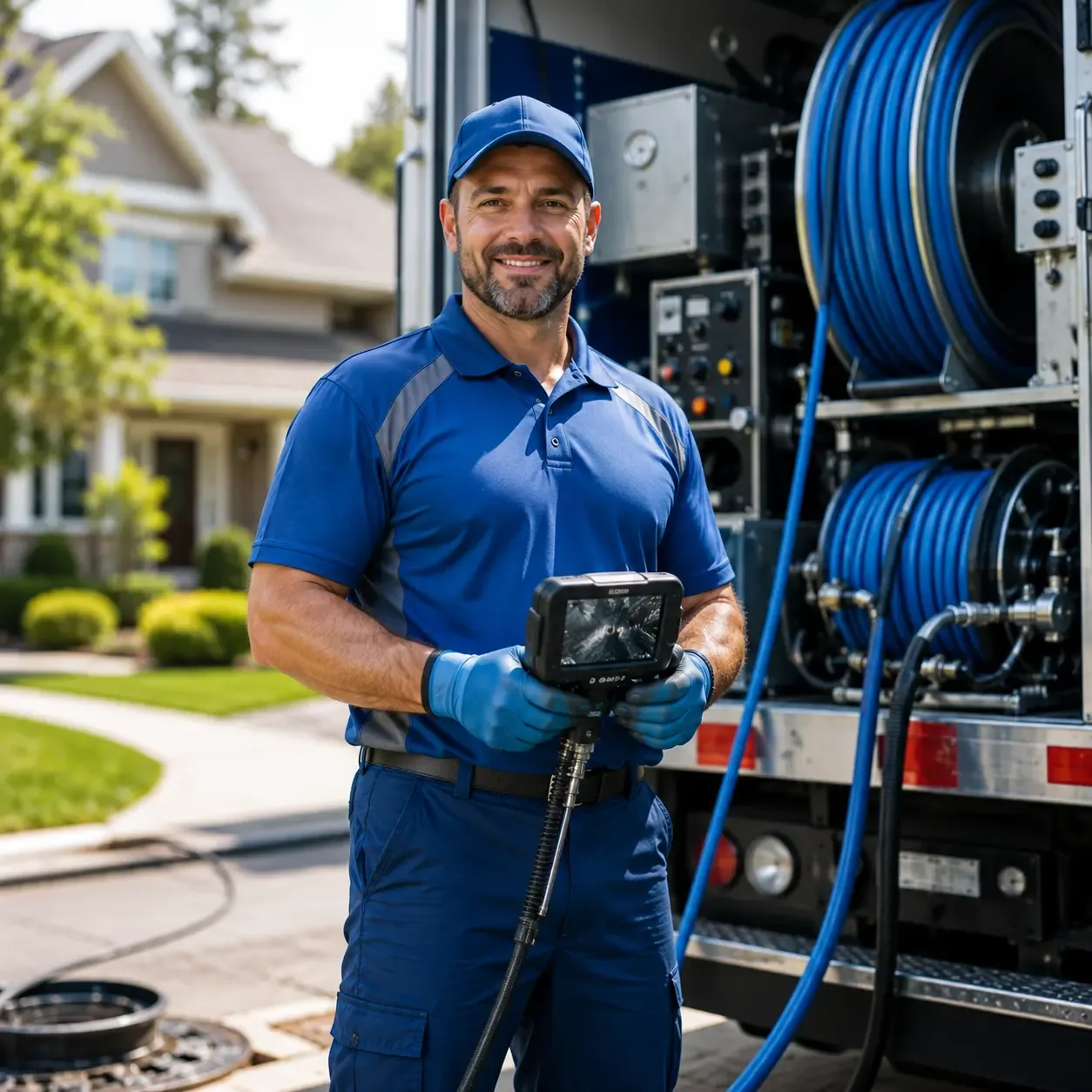 Local outdoor drain cleaning specialists in Brant, NY